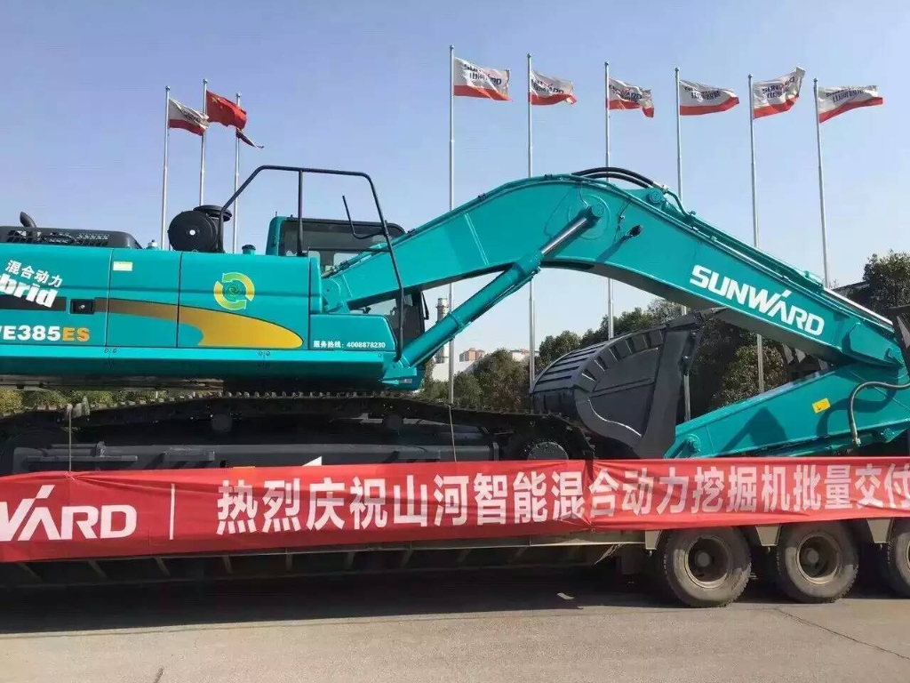 就這樣被你征服！山河智能100臺(tái)液壓混合動(dòng)力挖掘機(jī)挺進(jìn)礦山